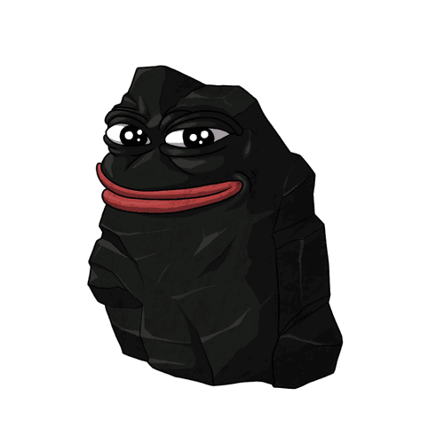 Kekspace: Coal Pepe logo